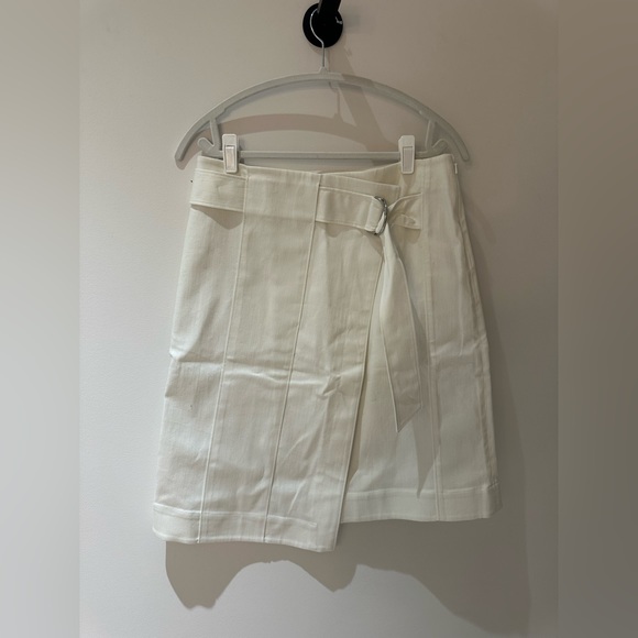 NWOT Tory Burch White Denim Skirt Denise | Sz: 6 - Picture 4 of 8